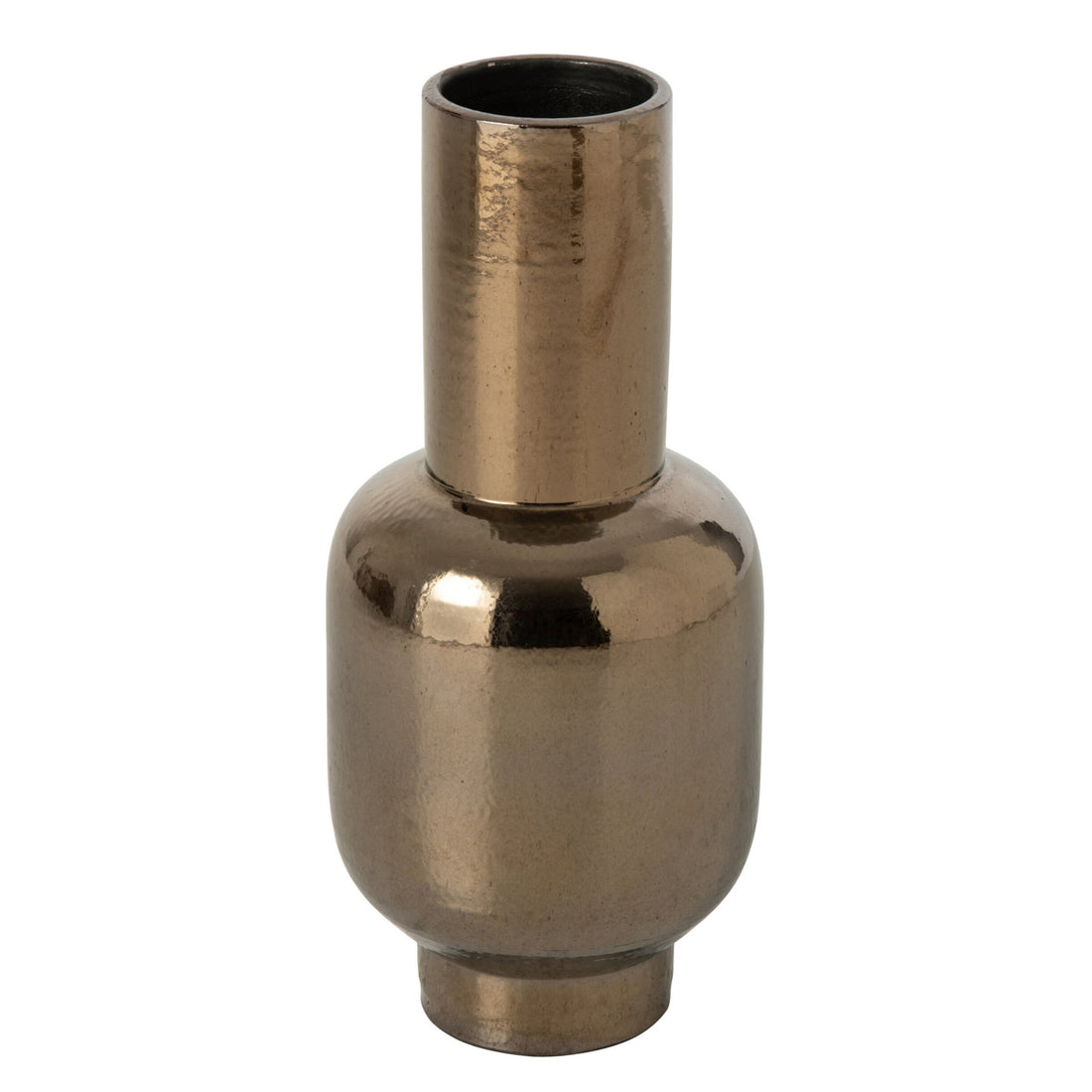 Vaso Base Rotonda Ceramica Bronzo J-Line