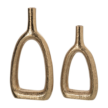 Vaso Soliflore Alluminio Oro Large J-Line