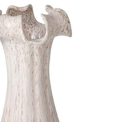 Vaso in Ceramica Smaltata Beige Large J-Line