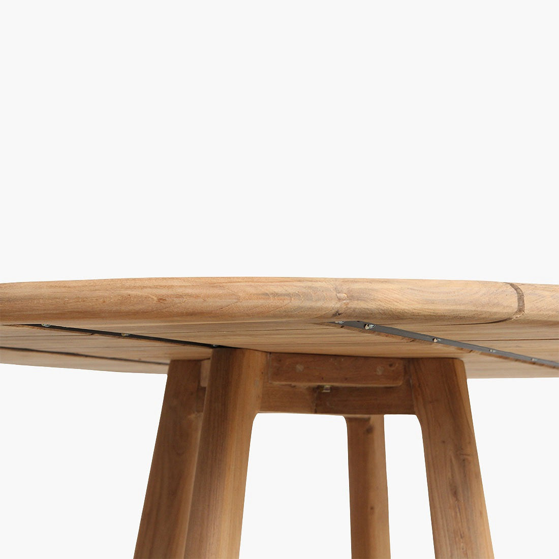 Verano Teakhouten Eettafel Outdoor Ø100cm Raw Materials - Eetkamertafel - Raw Materials - livinglovely.nl