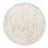 Rond vloerkleed Crown van MUST Living in ivoorkleurig polyester met een doorsnede van 150 cm