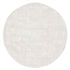 Groot rond vloerkleed La Belle van MUST Living in zandkleurige viscose, doorsnede 250 cm