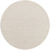 Vloerkleed Nirvana Beige Rond 150cm van MUST Living, volledig in beeld op een neutrale achtergrond