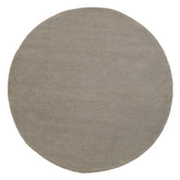 Rond vloerkleed Noble van MUST Living in taupe polyester met een doorsnede van 200 cm