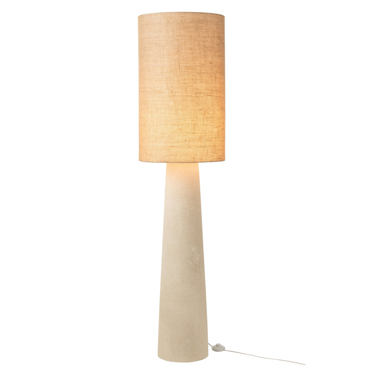 Lampada da terra Ava Fibra di vetro/Iuta Naturale Large H168,5cm J-Line
