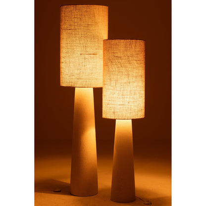 Lampada da terra Ava Fibra di vetro/Iuta Naturale Large H168,5cm J-Line