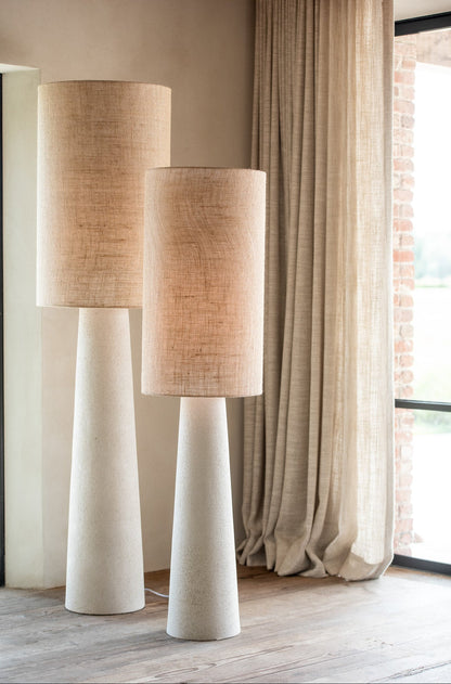 Lampada da terra Ava Fibra di vetro/Iuta Naturale Large H168,5cm J-Line
