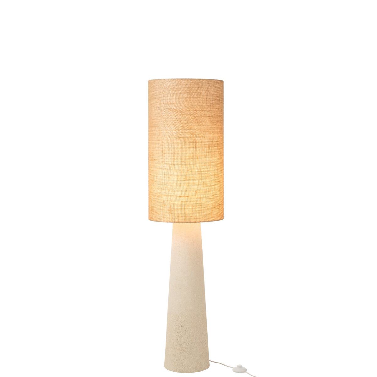 Lampada da terra Ava Fibra di vetro/Iuta Naturale Piccola H140cm J-Line