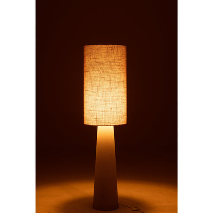 Lampada da terra Ava Fibra di vetro/Iuta Naturale Piccola H140cm J-Line