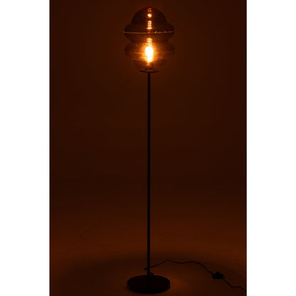 Lampada da terra Honey Spoon Vetro Marrone H160cm J-Line