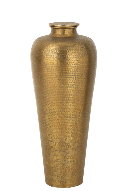 Vaso da terra Cilindro Alluminio Oro  J-Line