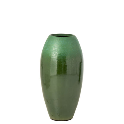 Vaso da Terra Ceramica Verde Scuro/Turchese Medio J-Line