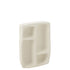 Wandrek Flint Papier Mache Wit Small - Wanddecoratie - J-Line - livinglovely.nl