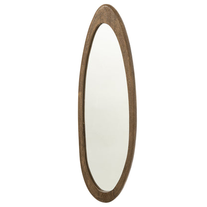 Specchio da parete in legno di mango marrone scuro J-Line