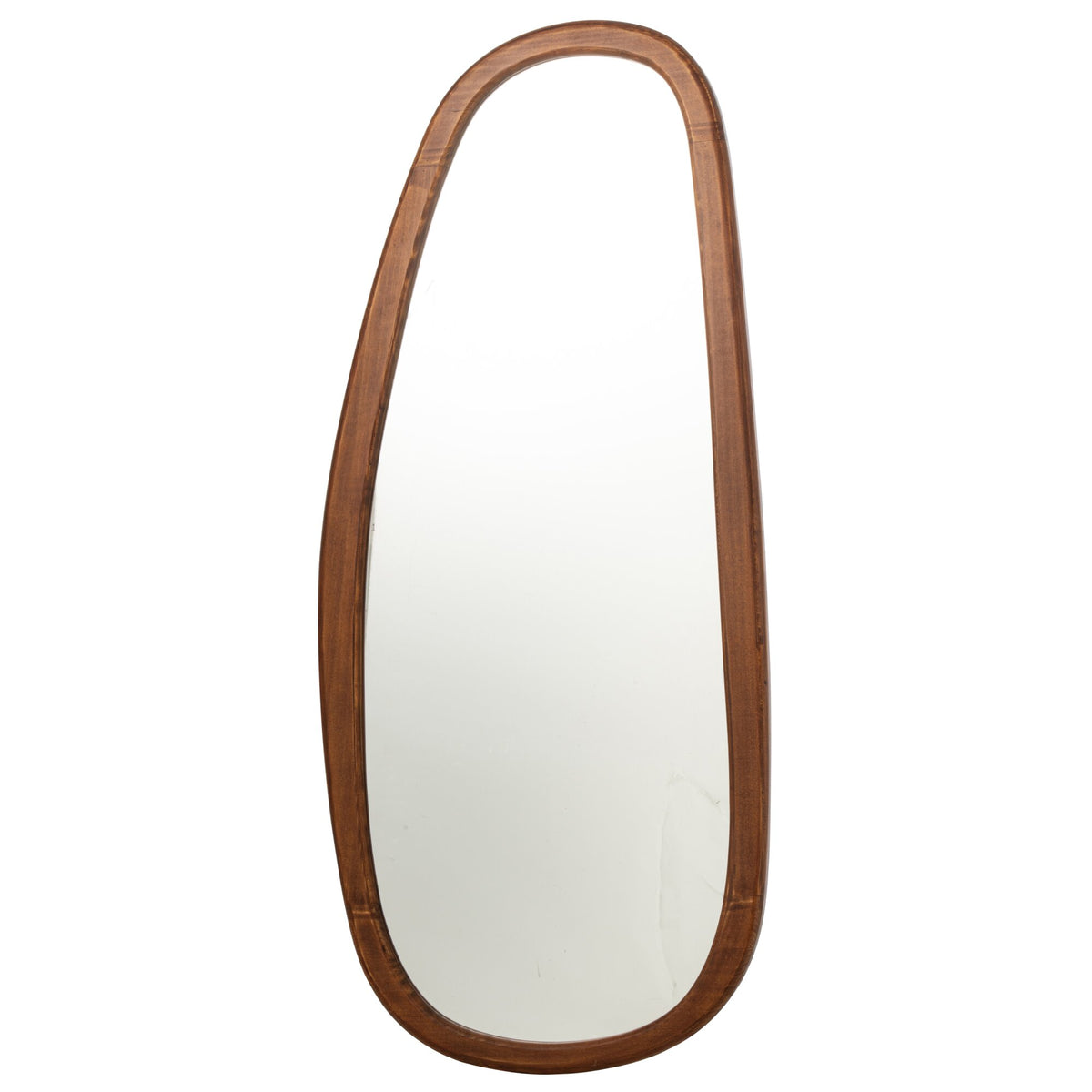 Specchio da parete in noce marrone scuro 80x180 cm J-Line