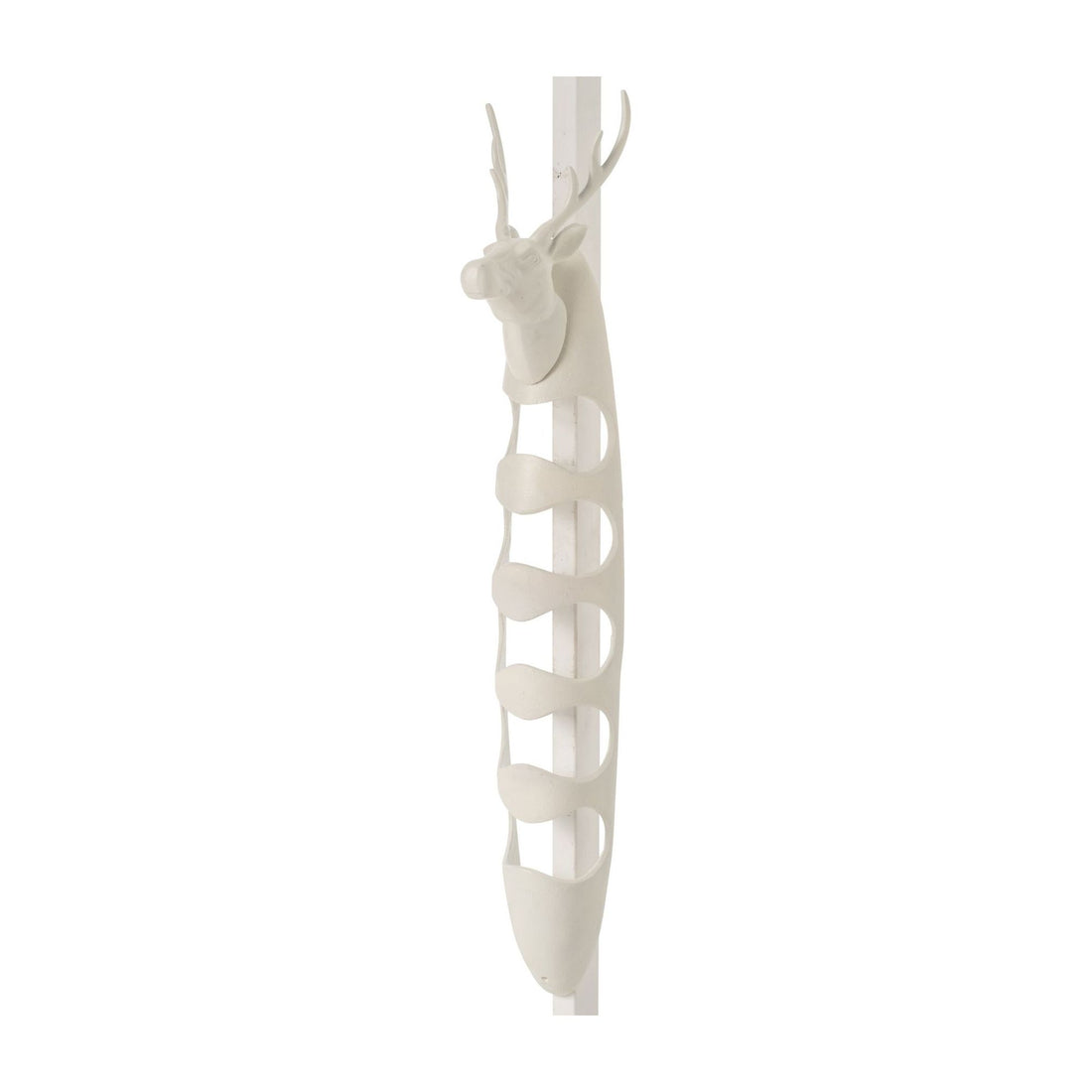 Portavini Cervo in Alluminio Bianco Sporco J-Line