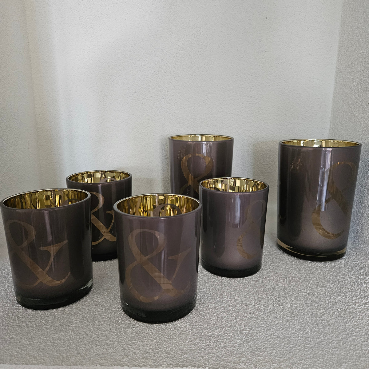 Windlicht &amp; Taupe 12cm - Windlicht - Mars &amp; More - livinglovely.nl