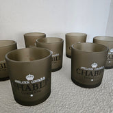 Windlicht Wijn Chablis Taupe Small 8 cm - Windlicht - Mars & More - livinglovely.nl