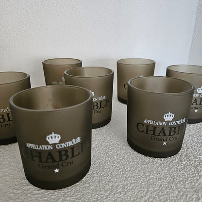 Windlicht Wijn Chablis Taupe Small 8 cm - Windlicht - Mars &amp; More - livinglovely.nl